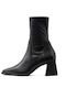 Hedda Leder Damen Chelsea-Stiefel Schwarz
