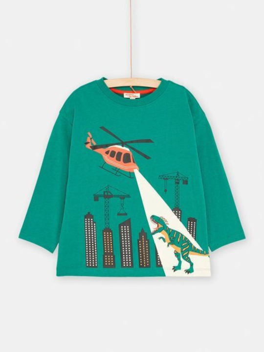 Dpam Kids Blouse Long Sleeve Green