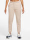 Nike Club Women's Sweatpants Beige Fleece