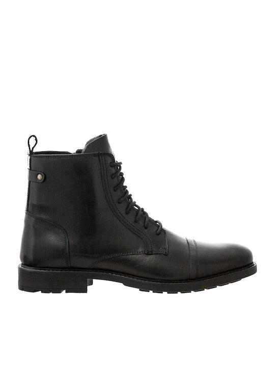 Leather Black Men's Boots