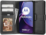 Tech-Protect Wallet Synthetic Leather Black (Motorola Moto G84)