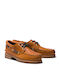Timberland Authentics 3-eye Classic Δερμάτινα Ανδρικά Boat Shoes σε Καφέ Χρώμα