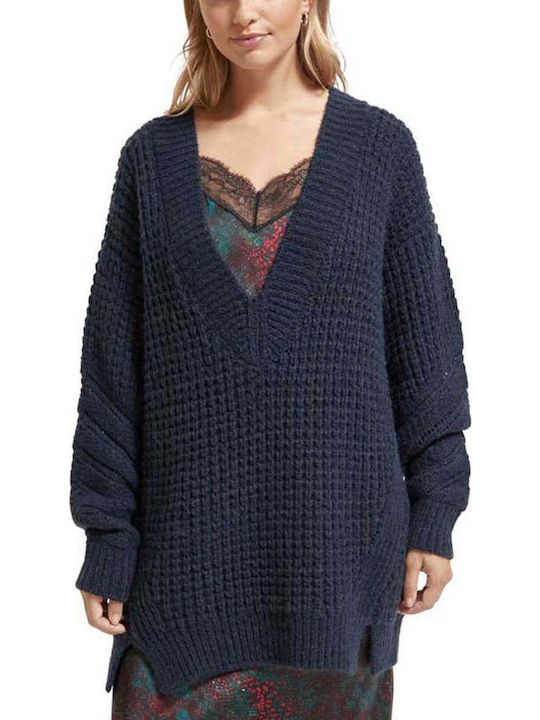 Scotch & Soda Sweater Navy Blue
