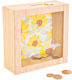 Sass & Belle Children's Money Box Wooden Multicolored 16x6.5x16.5cm
