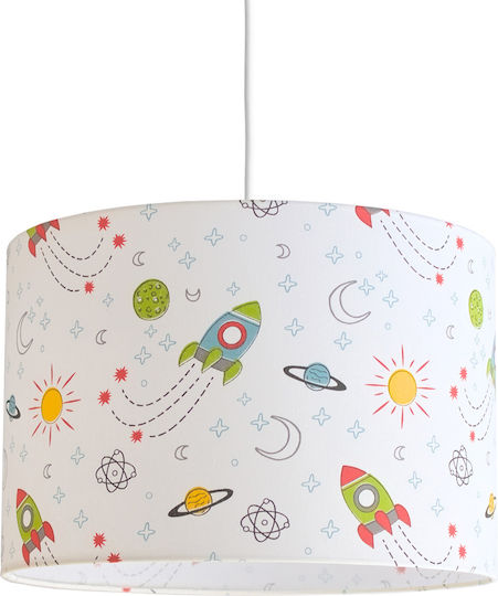 Veis Einfaches Licht Kinderdeckenleuchte Deckenleuchte 15W mit Fassung E27 Weiß 35x24cm