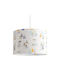 Veis Kids Plastic Single Ceiling Light E27 Teepee White 15W 35x24cm
