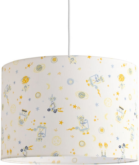 Veis Einfaches Licht Kinderdeckenleuchte Deckenleuchte 15W mit Fassung E27 Weiß 35x24cm