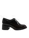 Leather Women's Oxford Boots Black