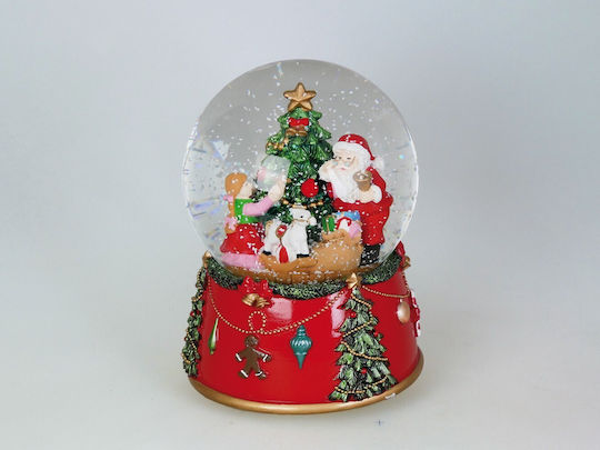 Weihnachtliche Schneekugel 15x15x15cm 1Stück