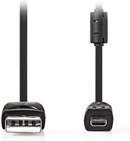 Nedis 2m USB 2.0 Cable A-Male to mini A-Male (CCGL60810BK20)