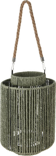 Marva Laterne Seil Grün 22x32cm 1Stück