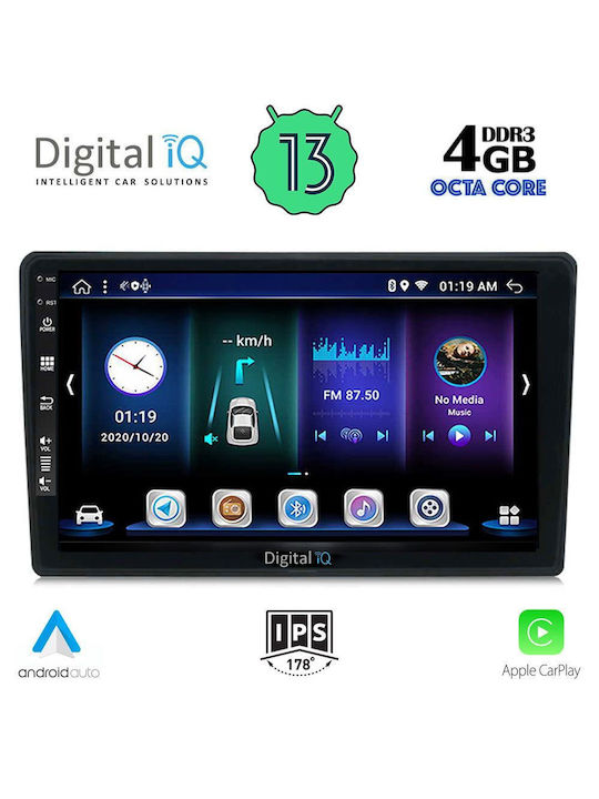 Digital IQ Car-Audiosystem für Mazda 2 2002-2007 (Bluetooth/USB/WiFi/GPS) mit Touchscreen 10"