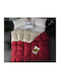 Saray Home Duvet Queen Down 220x240cm Bordeaux-Ivoire 500 GSMGsm