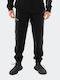 Pantaloni de trening cu Elastic Negru