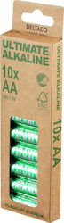 Deltaco Ultimate AA 1.5V 10бр ULT-LR6-10P Deltaco Ultimate AA 1.5V 10бр ULT-LR6-10P