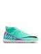 Jr Superfly 9 Club Tf TF Kids Soccer Cleats with Turf Outsole Turquoise