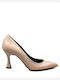 Leather Pink Heels