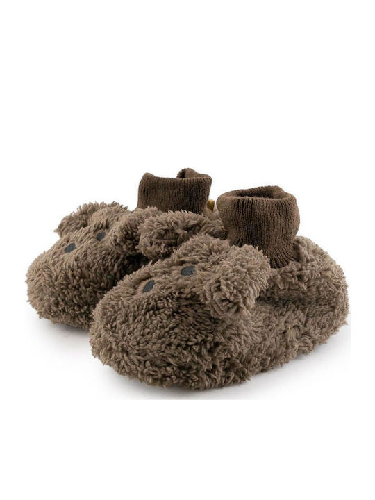 Kids Slippers Brown