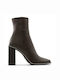 Liiam Leder Damen Stiefeletten Braun
