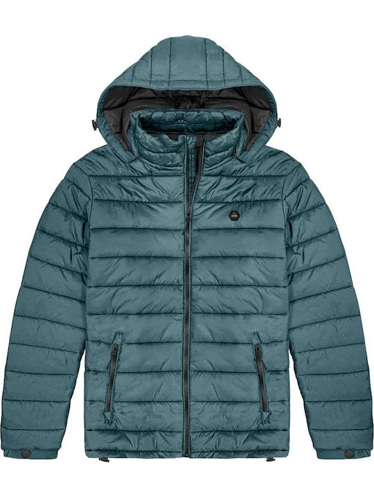 Double Winter Jacke Puffer Grün