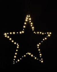 Bizzotto Hanging Illuminated Star Warm White 30cm Bizzotto Hanging Illuminated Star Warm White 30cm
