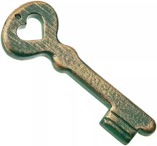 Nuova Vita Γούρι Κλειδί Πράσινο από Γύψο 5x14cm