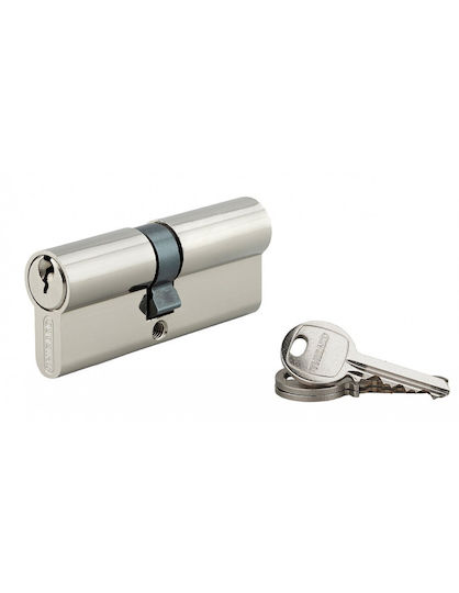 Thirard Lock Cylinder 75mm (35-40) with 3 Keys Silver