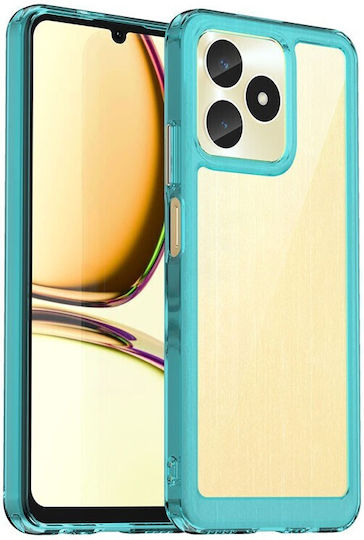 Colorful Series Задна корица Силикон Прозрачен (Realme C51)