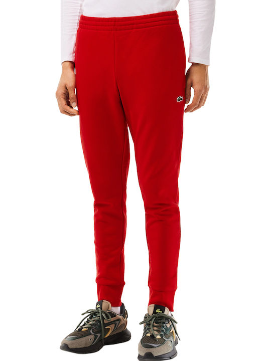Lacoste Jogginghose mit Gummizug Rot