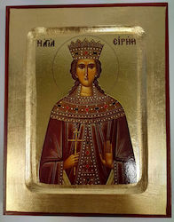 Icon of Saint Irene Golden Blade 14x19