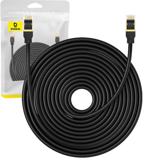 Baseus Direct Attach Copper Cat.8 (40Gbps) Καλώδιο Δικτύου Ethernet 20m Μαύρο