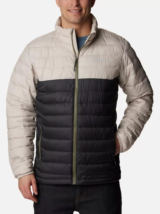 Columbia Powder Lite Зимно Мъжко Яке Puffer Беж...