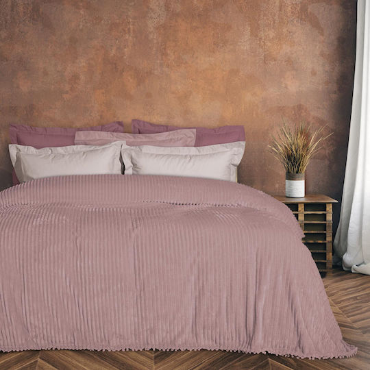 Das Home 1354 Single Fleece Blanket 160x220cm Nude