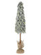 Christmas Tree Snowy 80cm in Pot Brown