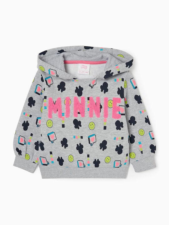 Zippy Kids Sweatshirt with Hood Gray ZBGAP0202-22027