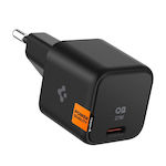 Spigen Charger Without Cable with USB-C Port 27W Power Delivery Blacks (PE2103 Arcstation)