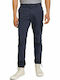 Tom Tailor Men's Trousers Cargo in Regular Fit Navy Blue