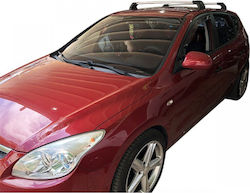 Yakima Μπάρες Οροφής Αλουμινίου για Hyundai i30 (Σετ με πόδια) Ασημί