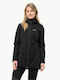 Women's Short Puffer Jacket for Winter Black