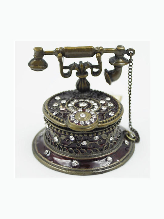 Royal Art Collection Διακοσμητικό Κουτί Μεταλλικό 6.5x6x6cm