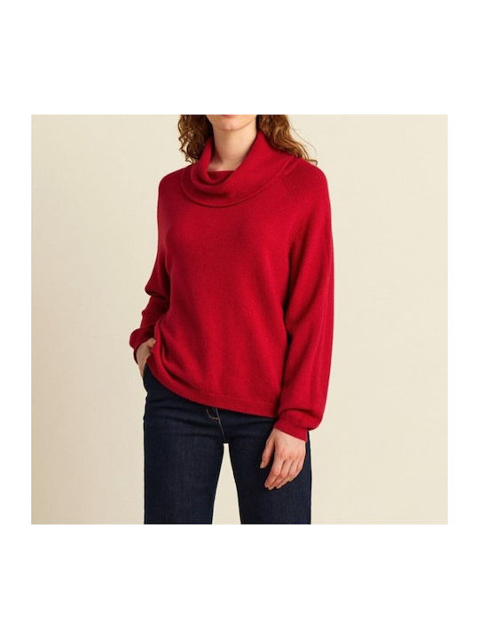 Forel Women's Long Sleeve Sweater Red