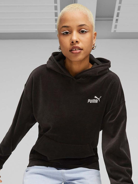 PUMA Ess Elevated Μπλούζα Μαύρη