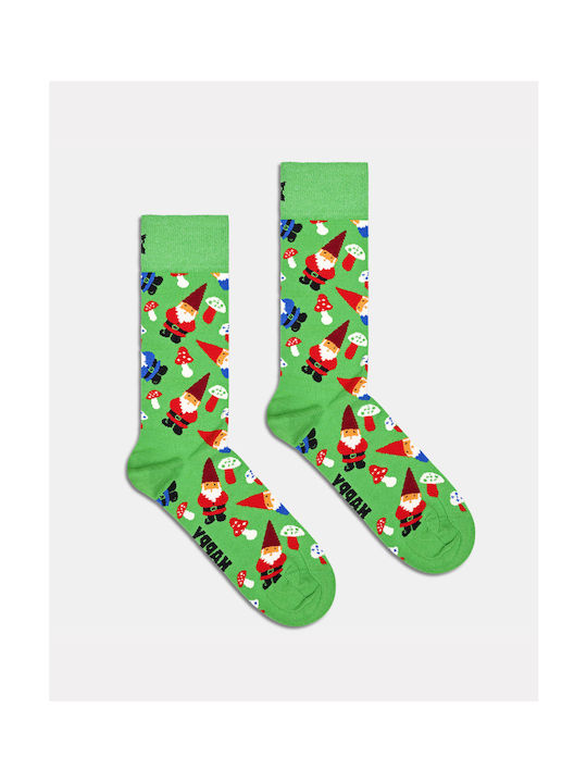Happy Socks Weihnachtssocken Grün 1Pack