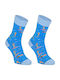 Crazy Socks Femei Șosete Albastre 1Pachet