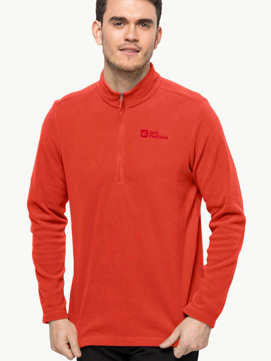 Long Sleeve Athletic Blouse Red