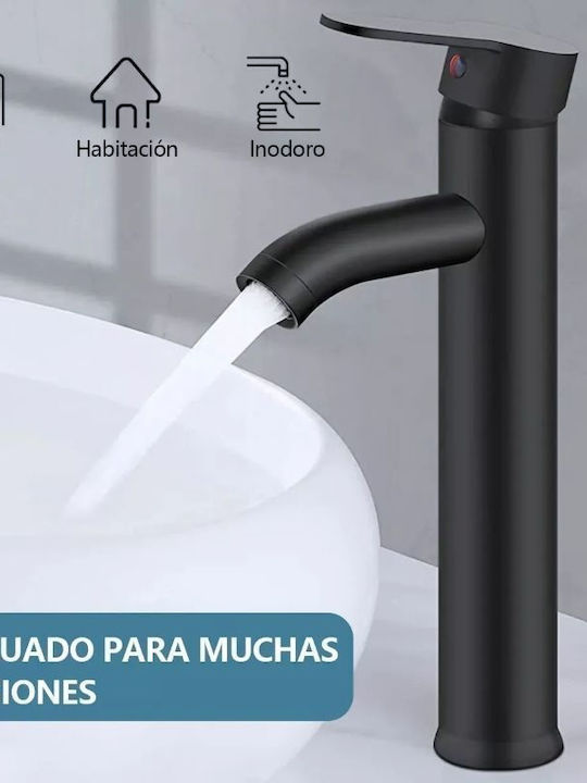 Mixing Tall Sink Faucet Black