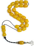 Roloi Komboloi Resin Worry Beads Yellow 40cm