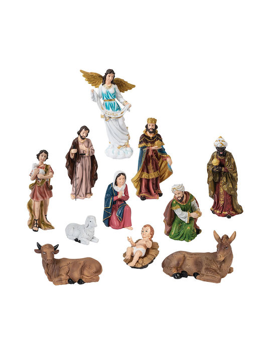 Christmas Plastic Figure Manger 11pcs