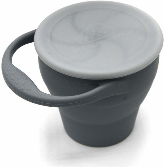The Cotton Cloud Baby Food Bowl made of Silicone Gray