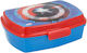 Stor Πλαστικό Παιδικό Δοχείο Φαγητού Avengers 17 x 14 x 5.6εκ.